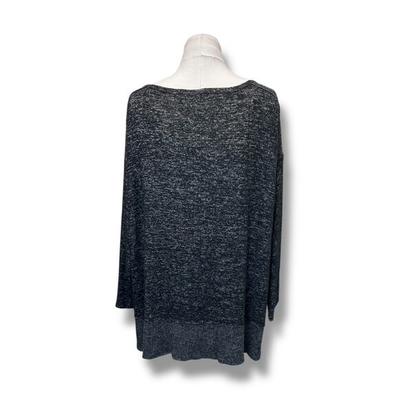 Bobeau Women’s Rudie Crew Neck Knit Tunic by StitchFix, Black, size 3X - Picture 5 of 12